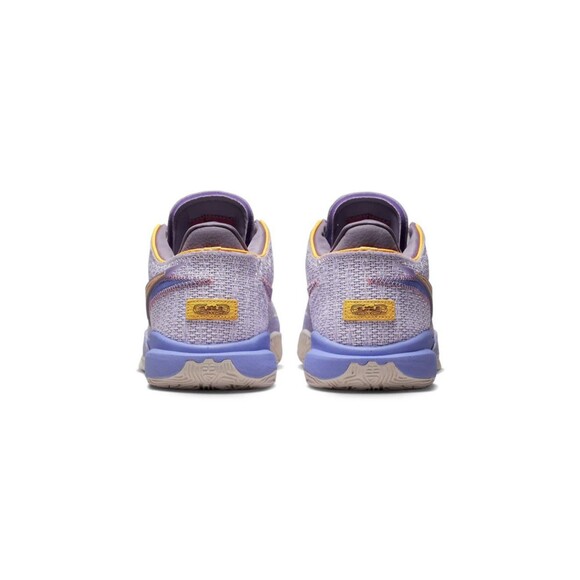 New Men’s Nike LeBron 20 Low Purple And Gold Size 8/9.5W DJ5423-500 main image 6